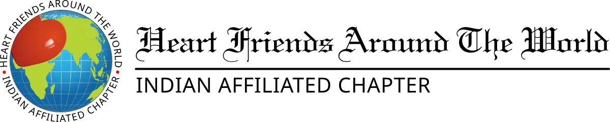 Heart Friends Around The World - Indian Affiliated Chapter: Logo